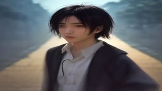 两性科普纪录片封面，专业医学动画风格，蓝色背景配人体结构示意图